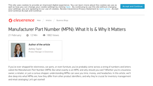 Manufacturer Part Number (MPN): What It Is & Why It Matters - manufacturer number