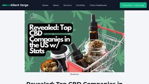 Top CBD Companies in the US (2024) - Client Verge Inc. - cbd manufacturer