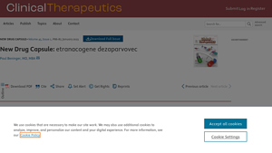 New Drug Capsule: etranacogene dezaparvovec - Clinical Therapeutics - hemgenix manufacturer