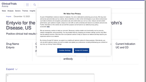 Entyvio for the Treatment of Ulcerative Colitis and Crohn's disease, US - entyvio manufacturer