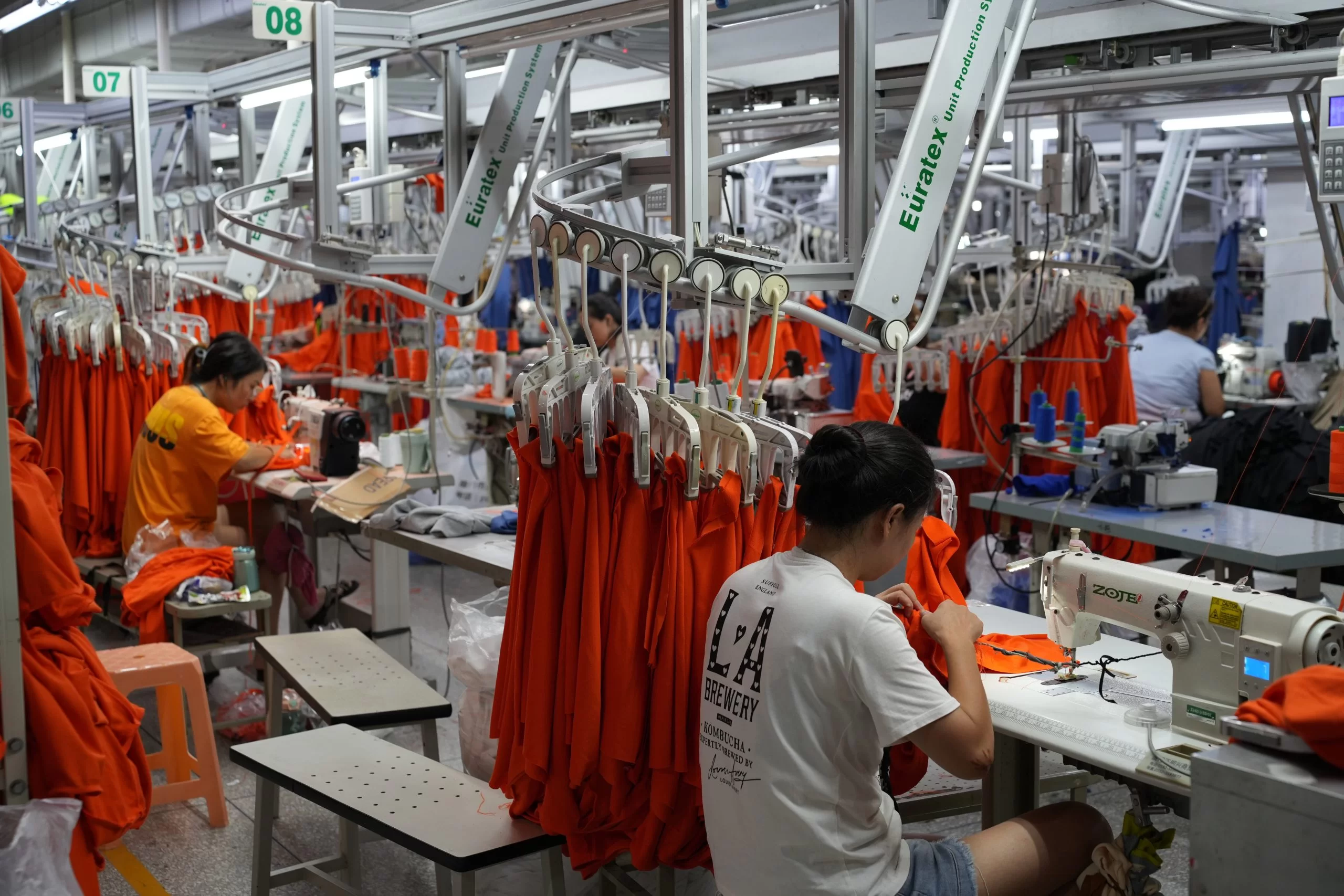 A relevant stock photo of clothing china in a typical setting.