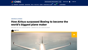 How Airbus surpassed Boeing to become the world's biggest plane maker - plane manufacturer