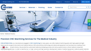 CNC Machining for Medical - CNC Machined Medical Parts Manufacturer ... - cnc machined parts for medical equipment manufacturer
