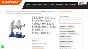 Hydraulic clamping ZB3060×16 cheap china radial drilling machine ... - radial drilling machine company