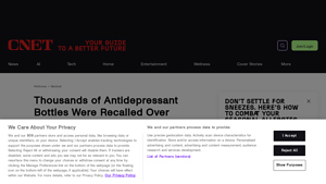 Thousands of Antidepressant Bottles Were Recalled Over 'Impurity ... - CNET - duloxetine recall manufacturer
