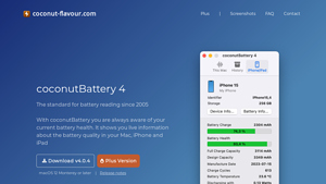 coconutBattery - apple battery company
