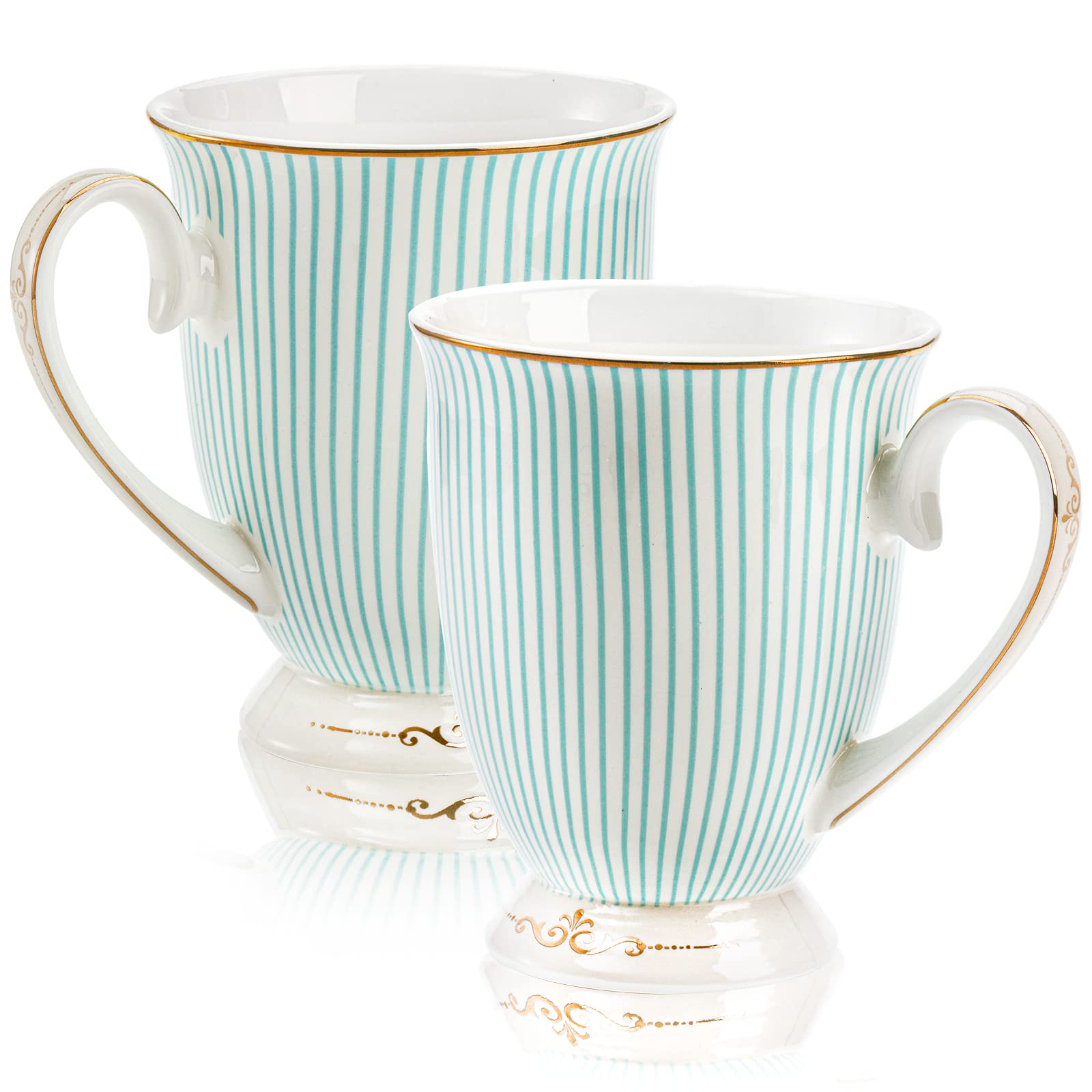 A relevant stock photo of coffee mug china in a typical setting.
