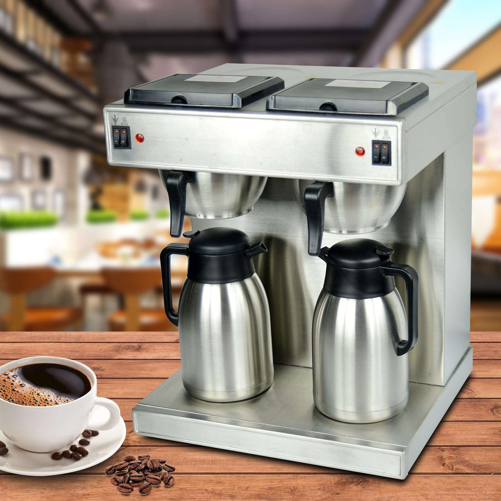 A relevant stock photo of coffee pot manufacturer in a typical setting.