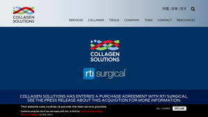 Collagen Solutions | Worldwide Supplier of Medical Grade Collagen - collagen manufacturer