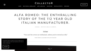 Alfa Romeo, the story of the Italian car manufacturer — Collector Mag - alfa romeo car manufacturer