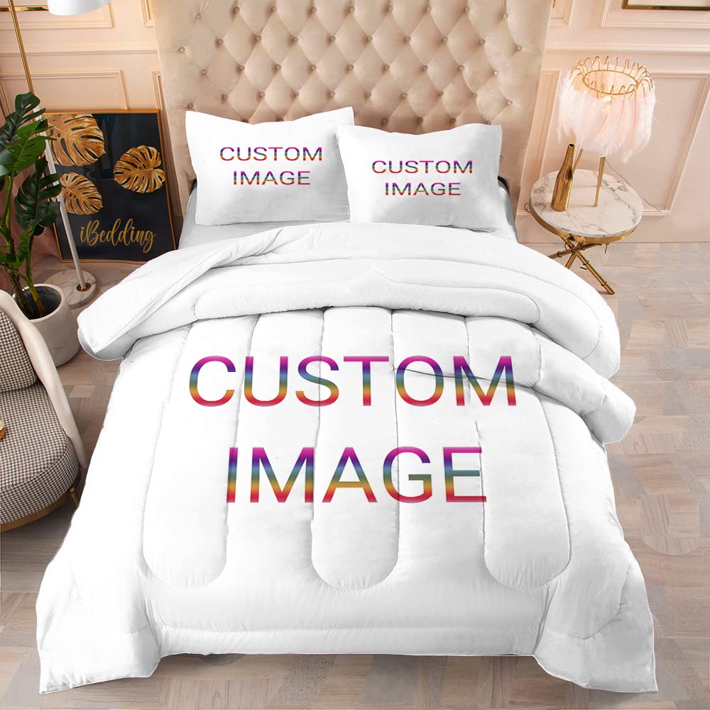A relevant stock photo of comforter custom in a typical setting.
