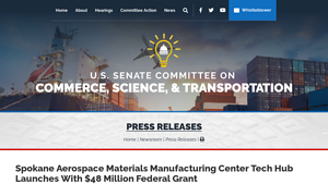 Spokane Aerospace Materials Manufacturing Center Tech Hub Launches With ... - american aerospace manufacturer