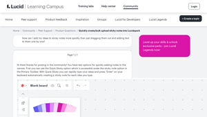 Quickly create/bulk upload sticky notes into Lucidspark | Community - post it bulk