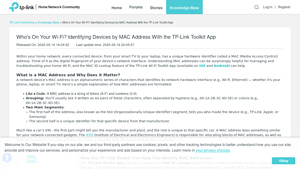 Who's On Your Wi-Fi? Identifying Devices by MAC Address With the TP ... - can you identify the manufacturer by a mac address
