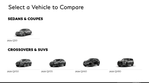 Infiniti Compare | Infiniti USA - infiniti automobile manufacturer