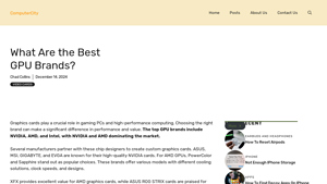 What Are the Best GPU Brands? - ComputerCity - best gpu manufacturer