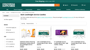 Bulk Candlelight Service Candles - Concordia Supply - led candle bulk