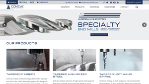 Conical Tool Home | Tapered End Mills, Cutting Tools, Metalworking - milling cutters company