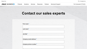 ASUS Business | Contact Sales - asus manufacturer phone number
