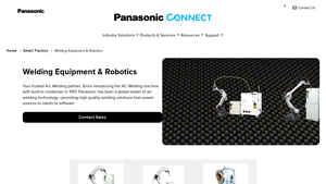 Welding Equipment & Robotics - Panasonic Connect - arc welding machine factory