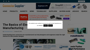 The Basics of Electrical Connector Manufacturing - electrical connector factory