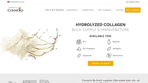 Hydrolyzed collagen & powders bulk supply & manufacture ... - Connoils - collagen manufacturer