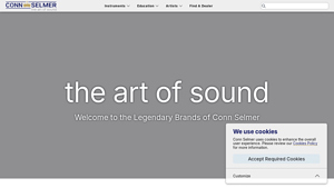 Home | Conn Selmer - manufacturer of musical instruments