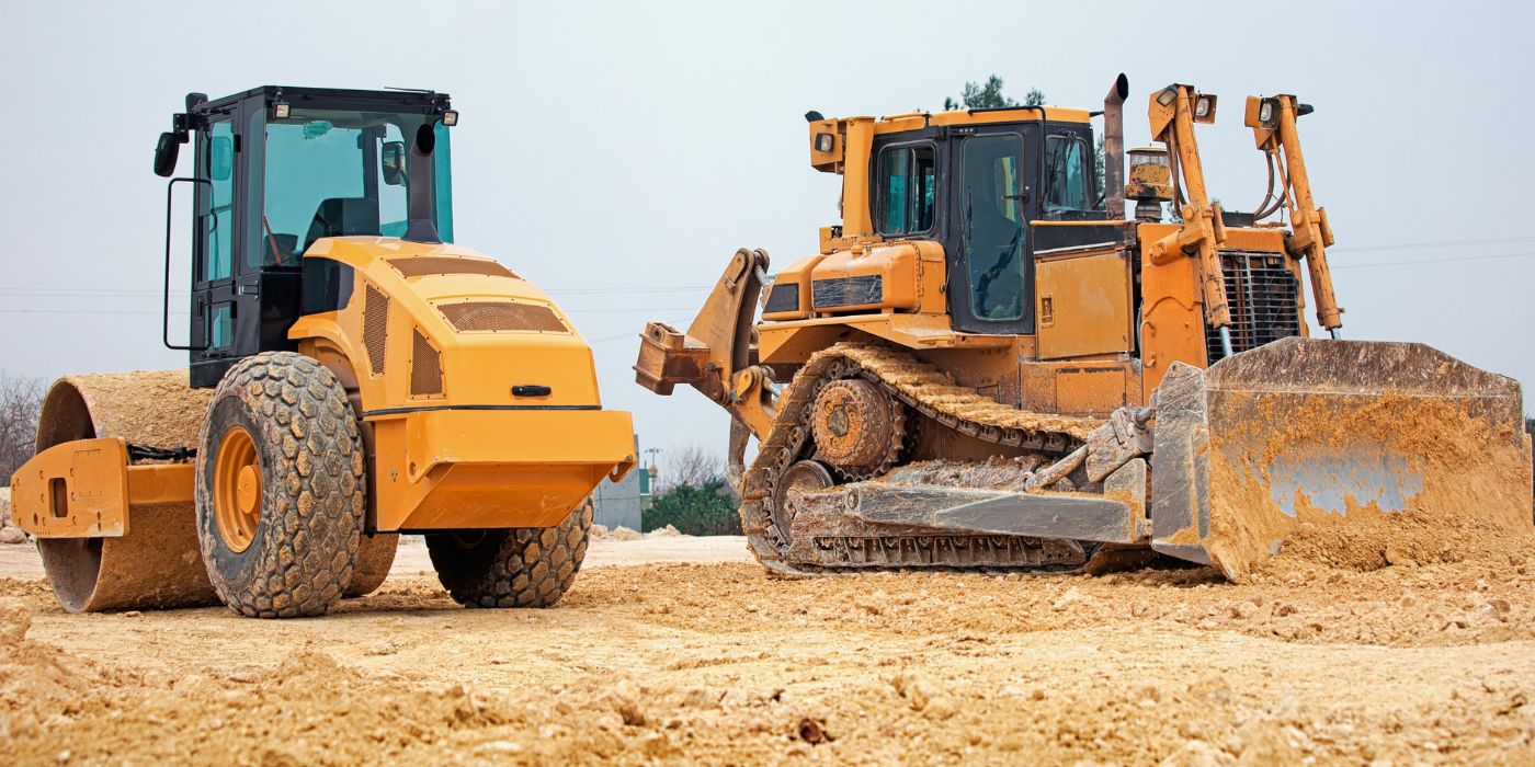 A relevant stock photo of construction equipment supplier in a typical setting.