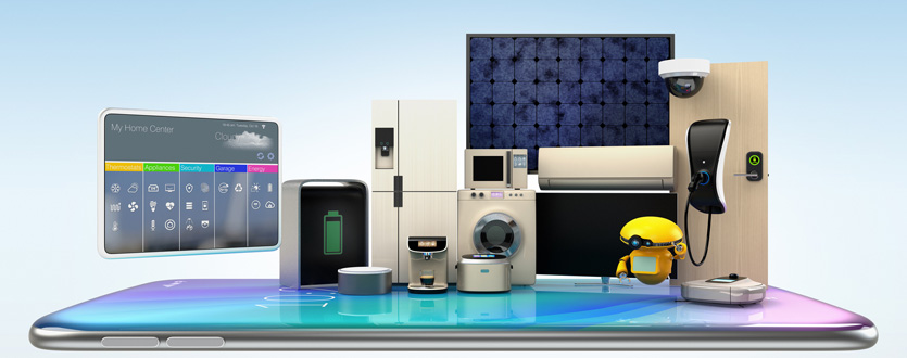 A relevant stock photo of consumer electronics supplier in a typical setting.