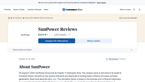 SunPower Reviews 2025: See What Customers Are Saying - sunpower solar company