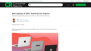 Best Laptops of 2025, Tested by Our Experts - Consumer Reports - best laptop manufacturer