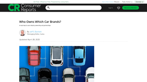 Who Owns Which Car Brands? - Consumer Reports - jaguar car manufacturer