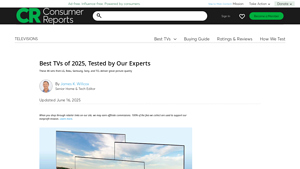 Best TVs of 2025, Tested by Our Experts - Consumer Reports - best tv manufacturer