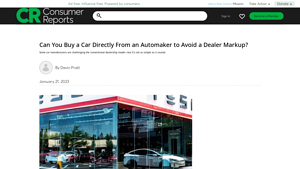 Can You Buy a Car Directly From an Automaker to Avoid a Dealer Markup? - can you buy a car from the manufacturer