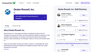 Dexter-Russell, Inc. - Company Profile & Staff Directory | ContactOut - dexter-russell manufacturer website