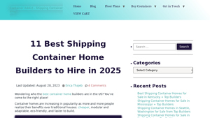 11 Best Shipping Container Home Builders to Hire in 2025 - container home manufacturer