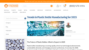 Trends in Plastic Bottle Manufacturing for 2025 - Bottle Manufacturing Companies