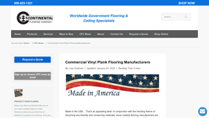 USA Made Flooring | Continental Flooring Company - flooring manufacturer