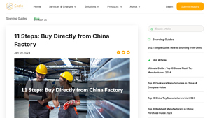 11 Steps: Buy Directly from China Factory - CooloSourcing - buying products directly from manufacturer