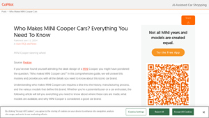 Who Makes MINI Cooper Cars? Everything You Need To Know - mini cooper car manufacturer