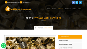 Brass Fittings manufacturer | Products | Shree Girnar Metal Industries - brass fittings manufacturer
