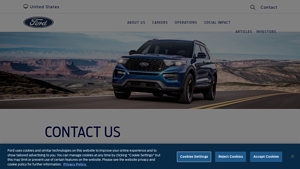 Contact Us - Ford Corporate - lincoln manufacturer