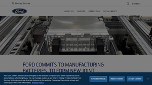 Ford Commits to Manufacturing Batteries - electric car battery factory