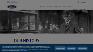 Our History - Ford Corporate - ford oldest manufacturer