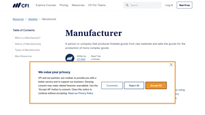 Manufacturer - Types, Definition, History, Explain - manufacturer production
