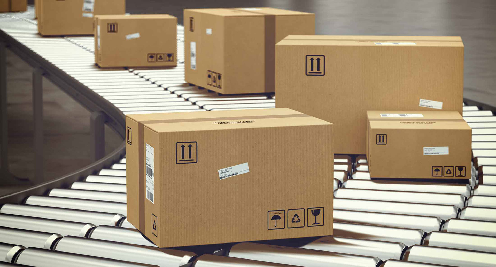 A relevant stock photo of corrugated boxe manufacturer in a typical setting.