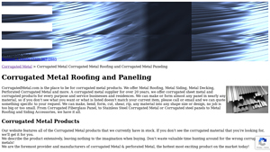 Corrugated Metal Corrugated Metal Roofing and Corrugated Metal ... - corrugated iron factory