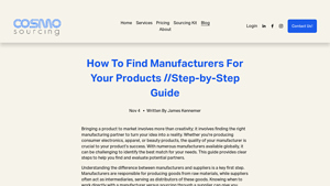 How To Find Manufacturers For Your Products //Step-by-Step Guide - product manufacturer