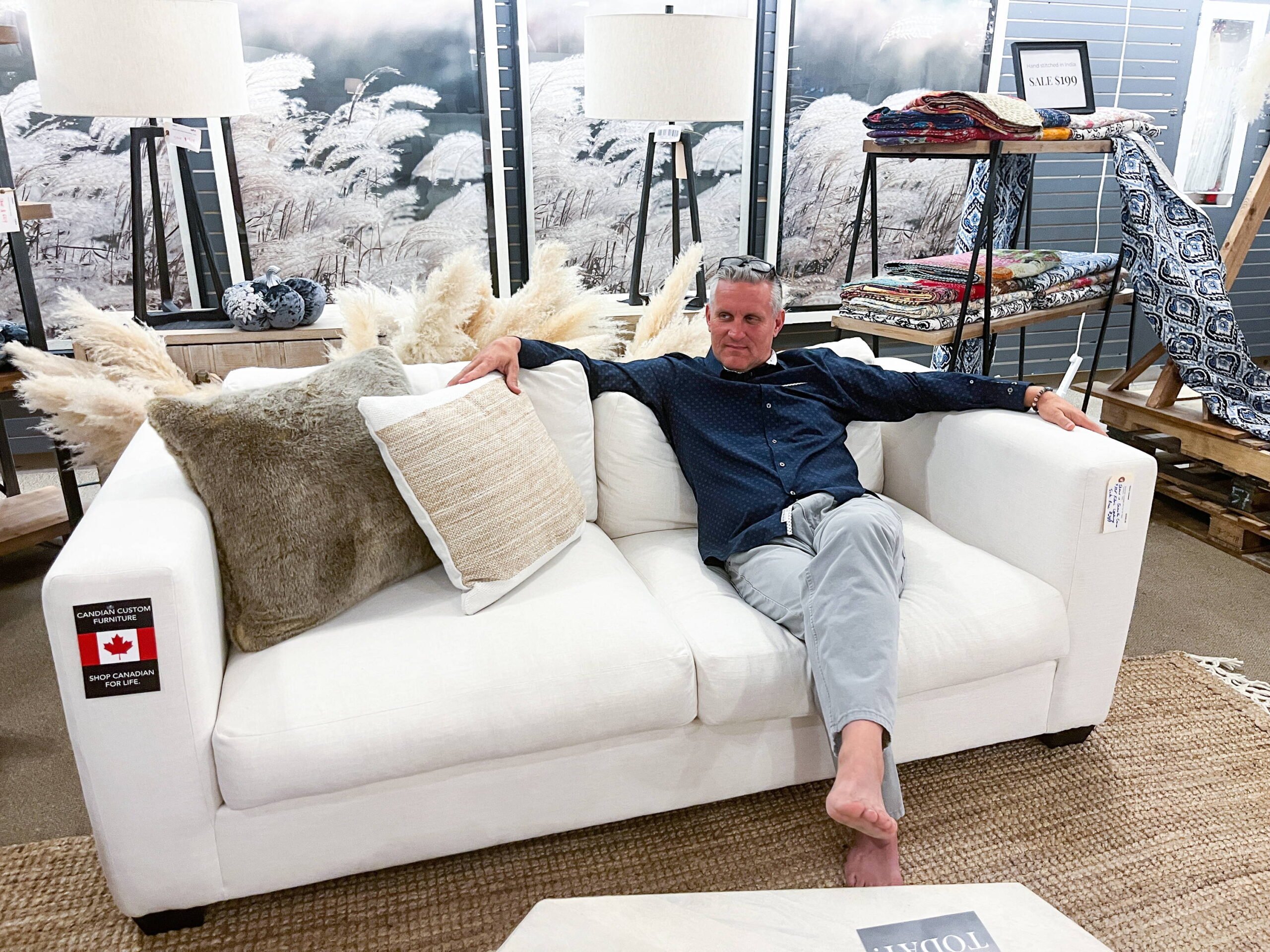 A relevant stock photo of couch custom in a typical setting.