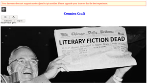 The Forever Dying and the Always Dead; or, Literary Fiction and the ... - lifetime tables bulk